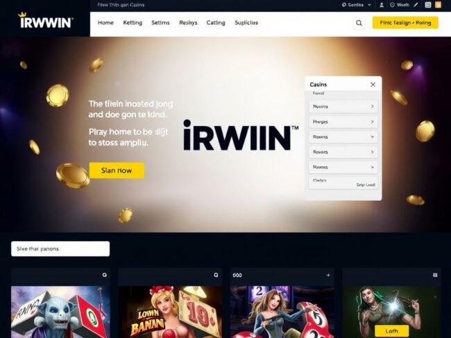 Irwin Casino: Погружение в мир азартных игр