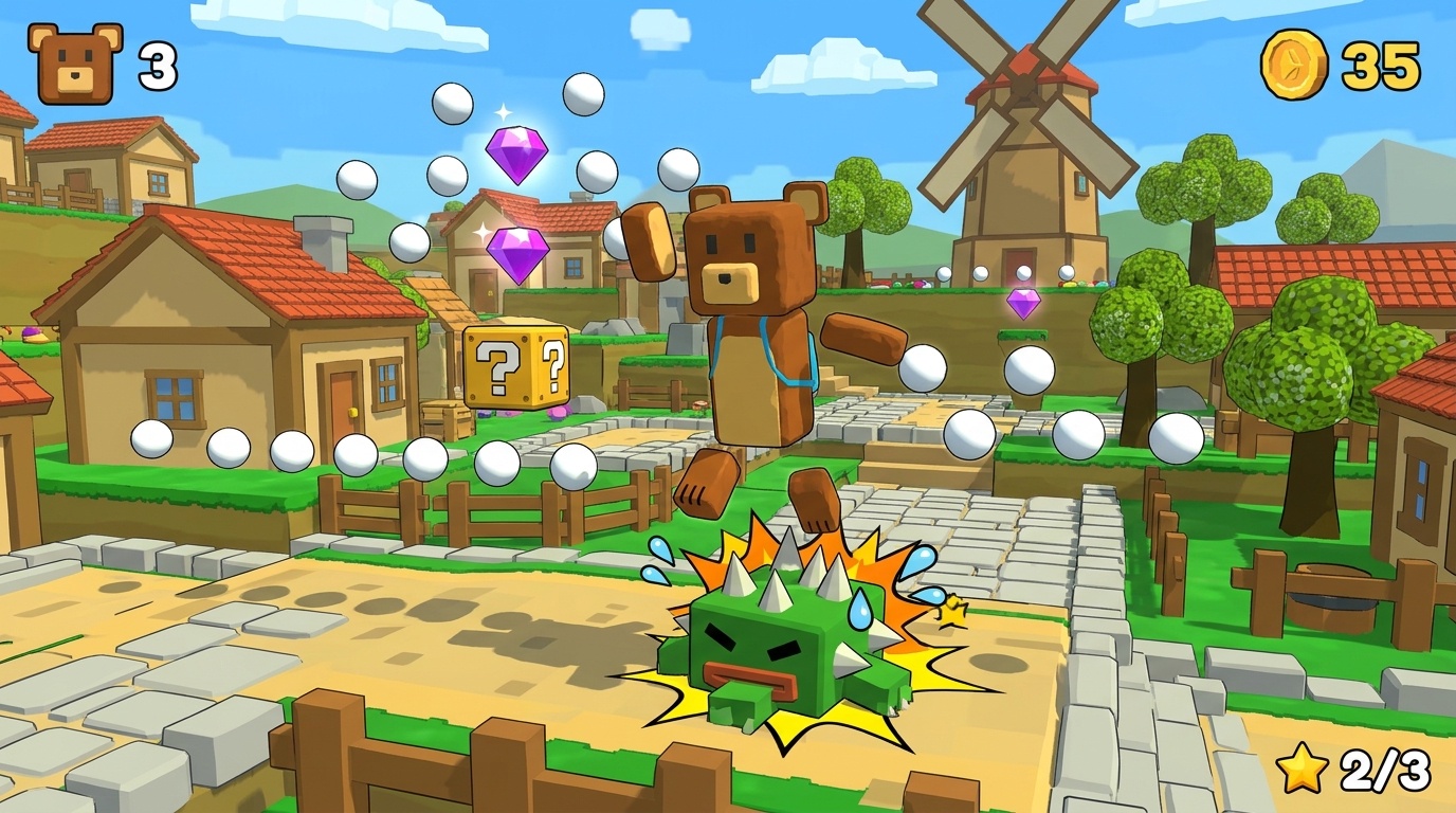 Секреты Super Bear Adventure: где найти скрытые локации, бонусы и пасхалки в игре
