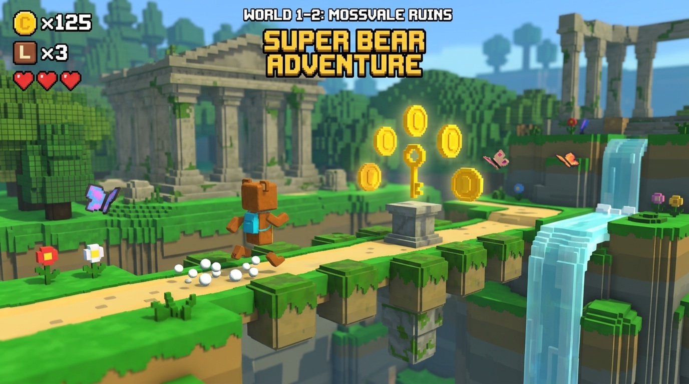 Секреты Super Bear Adventure: где найти скрытые локации, бонусы и пасхалки в игре